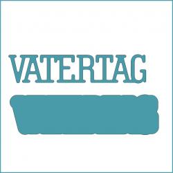 Vatertag klein - Stanzschablone