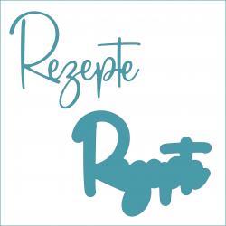 Rezepte groß - Stanzschablone