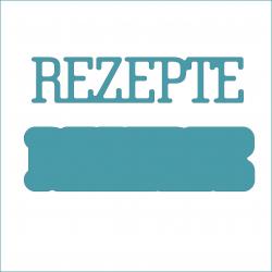 Rezepte klein - Stanzschablone