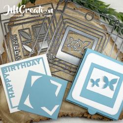 Pizzabox groß - Stanzschablone