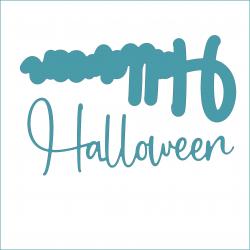 Halloween groß - Stanzschablone