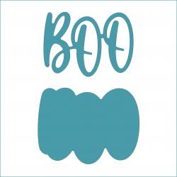 Boo groß- Stanzschablone