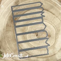 Banner für Texte - Stanzschablone