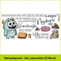 Krümelmonster - Stempelgummi lang