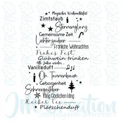 Magische Weihnachten - Stempelgummi
