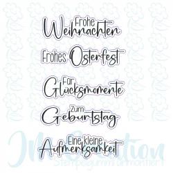 Für Glücksmomente - Stempelgummi