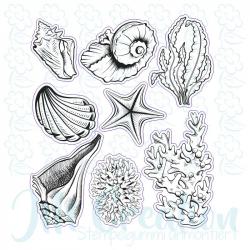 Muscheln - Stempelgummi