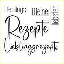 Meine Rezepte - Stempelgummi