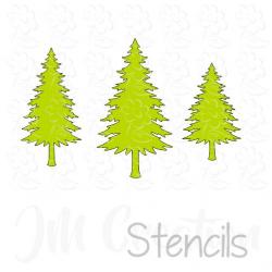 Tannenwald - Stencil DIN lang