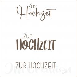 Hochzeit - Embossingfolder