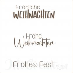 Weihnachten - Embossingfolder